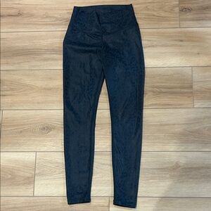 Allfenix green snakeskin leggings size S